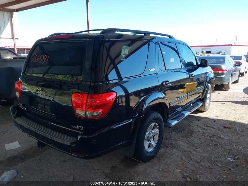 2006 Toyota Sequoia Sr5 VIN: 5TDZT34AX6S266554 Lot: 37854914