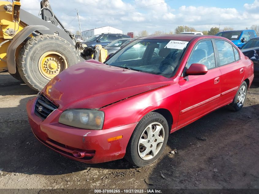 2004 Hyundai Elantra Gls/Gt VIN: KMHDN46DX4U783858 Lot: 37855265