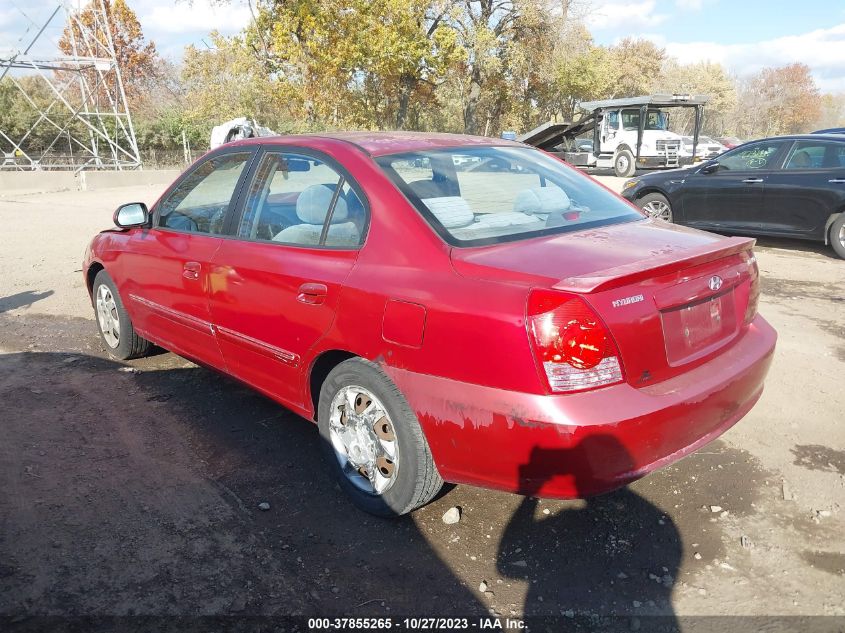 2004 Hyundai Elantra Gls/Gt VIN: KMHDN46DX4U783858 Lot: 37855265