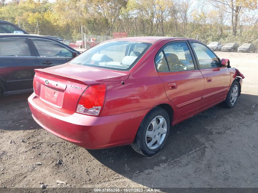 2004 Hyundai Elantra Gls/Gt VIN: KMHDN46DX4U783858 Lot: 37855265