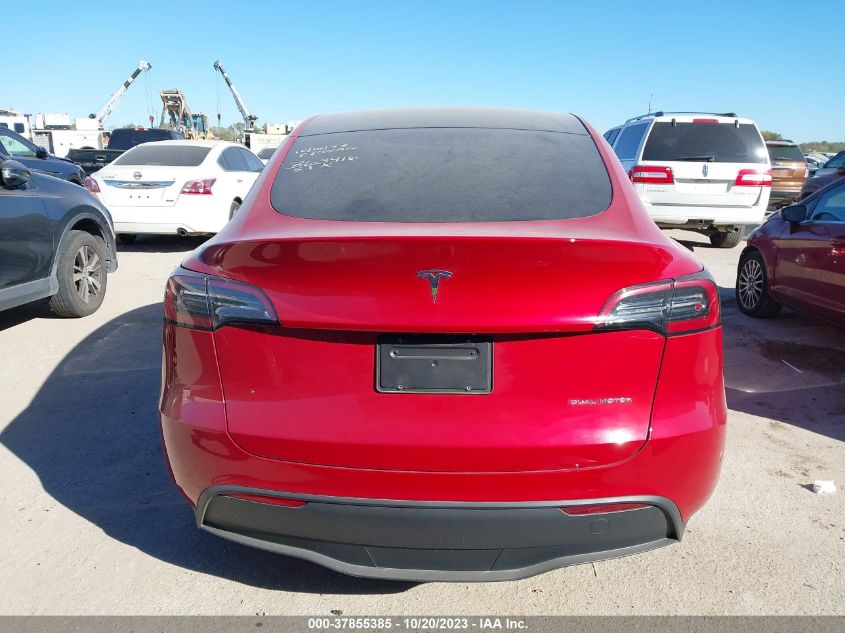 2023 Tesla Model Y Awd/Long Range Dual Motor All-Wheel Drive VIN: 7SAYGDEE2PA063266 Lot: 37855385