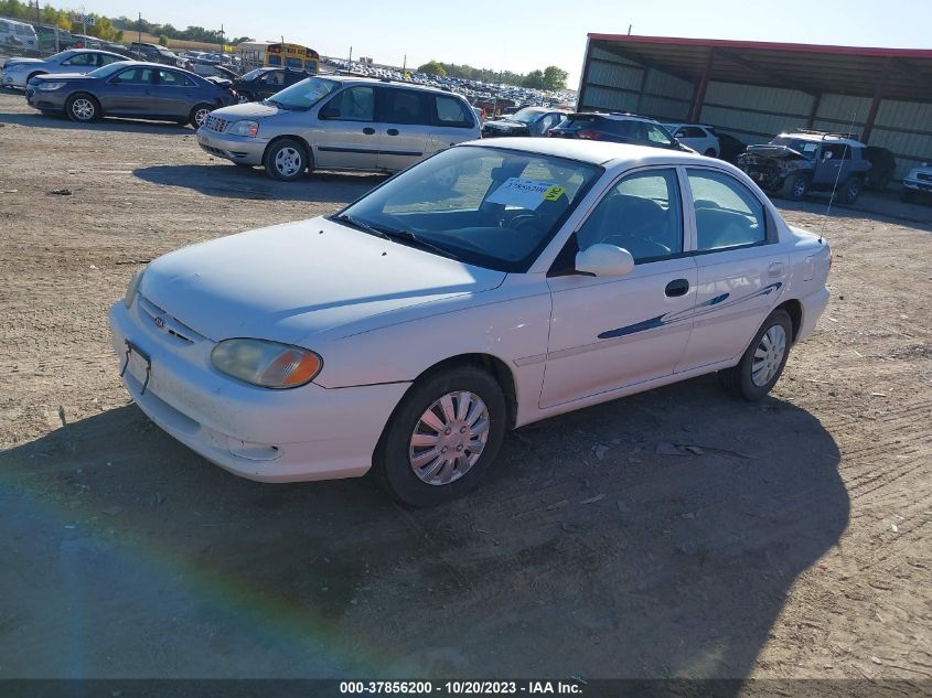 2000 Kia Sephia VIN: KNAFB1215Y5867017 Lot: 37856200