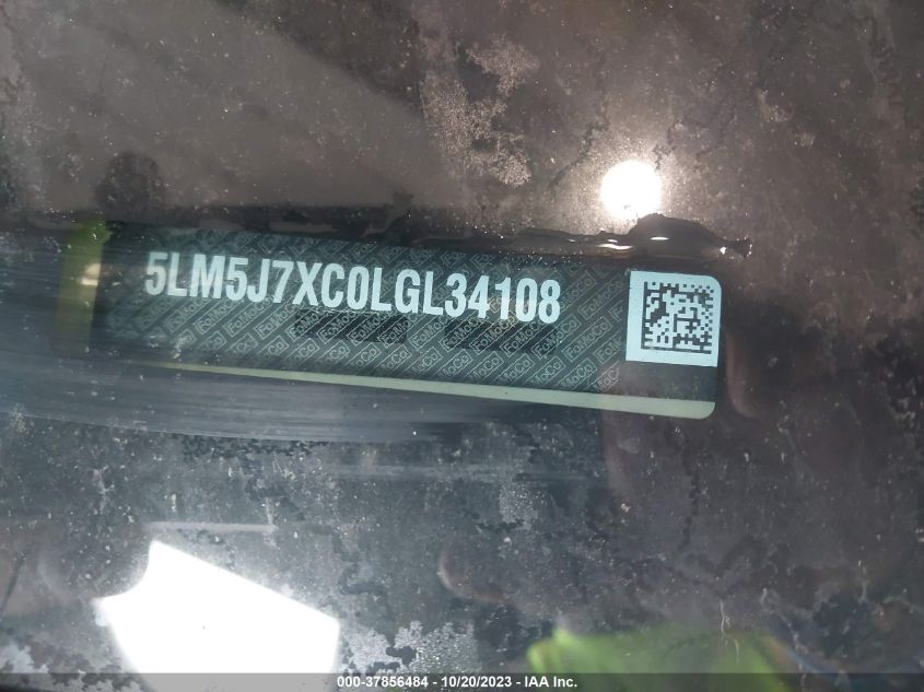 2020 Lincoln Aviator Reserve VIN: 5LM5J7XC0LGL34108 Lot: 37856484