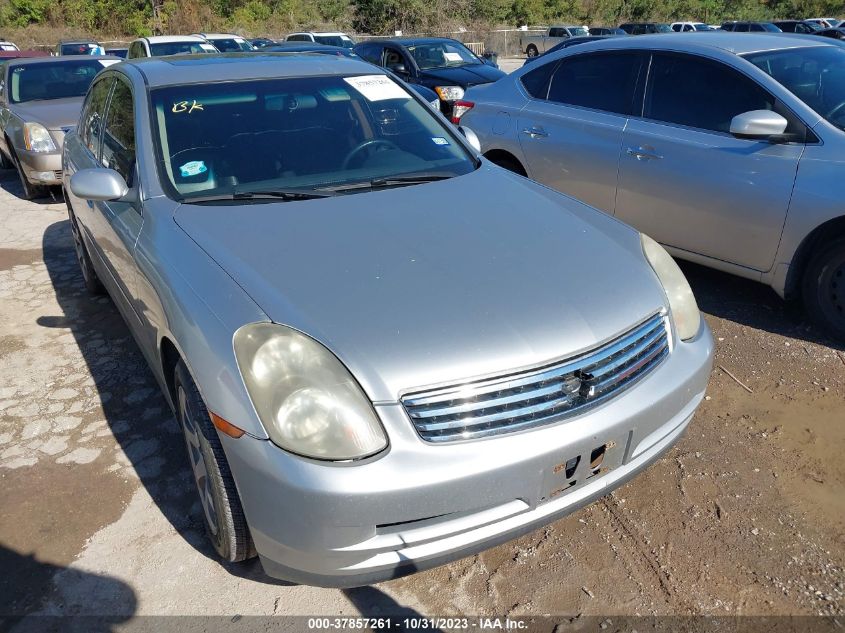 2004 Infiniti G35 Sedan W/Leather VIN: JNKCV51E14M114270 Lot: 37857261