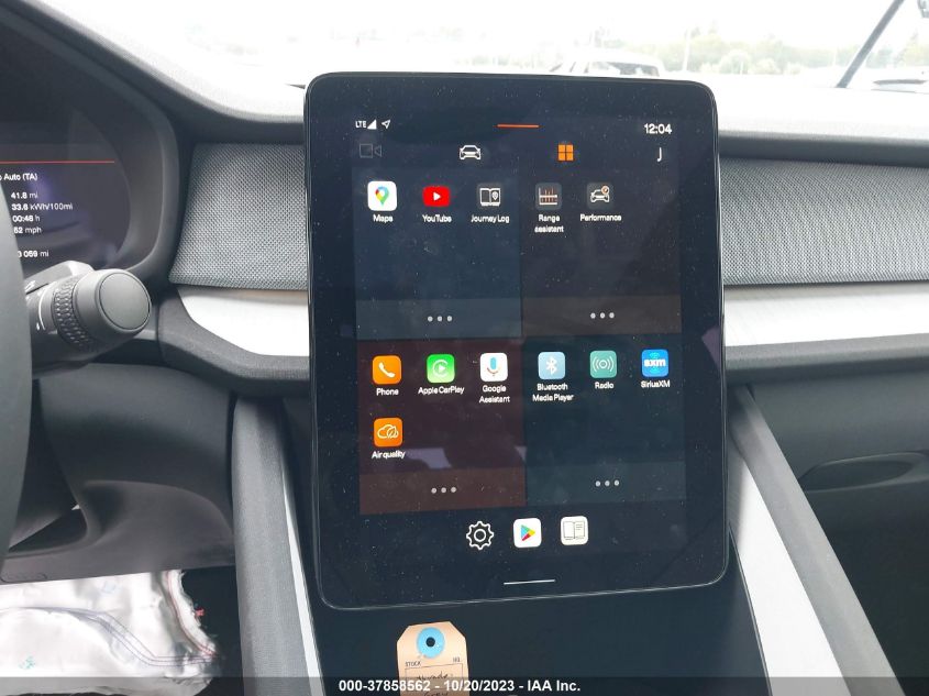 2023 Polestar 2 Long Range Dual Motor/Long Range Dual Motor Plus VIN: YSMED3KA2PL136242 Lot: 37858562