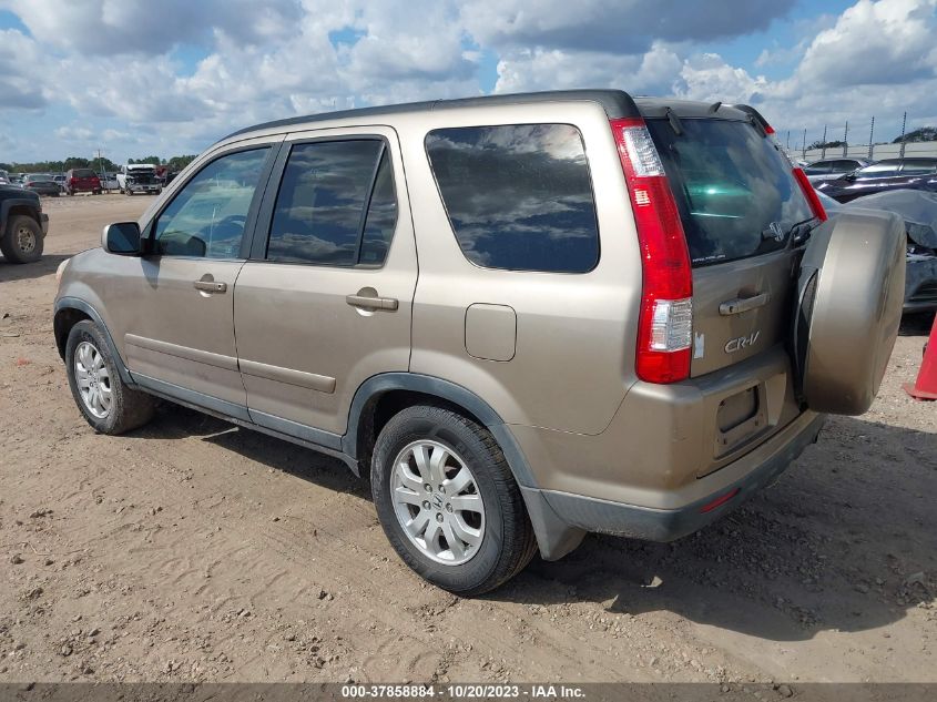 2005 Honda Cr-V Ex Se VIN: SHSRD78925U306562 Lot: 37858884