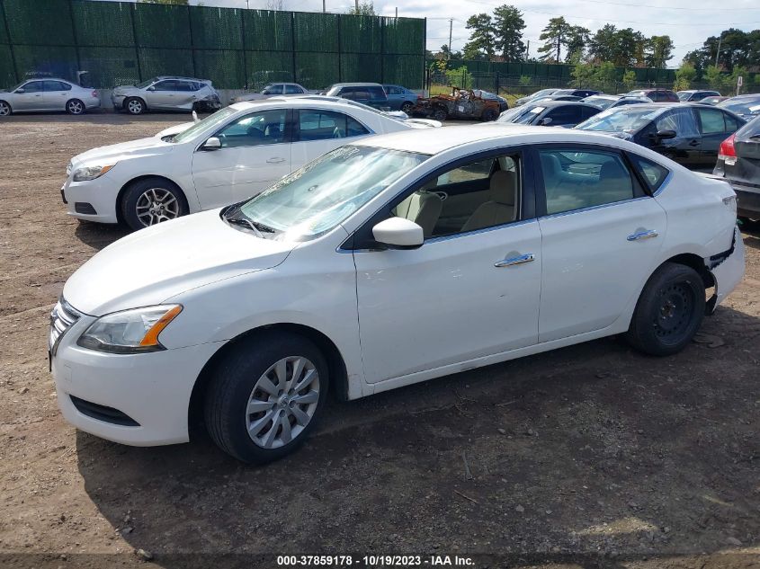 2015 Nissan Sentra Sv VIN: 3N1AB7AP5FY261905 Lot: 37859178