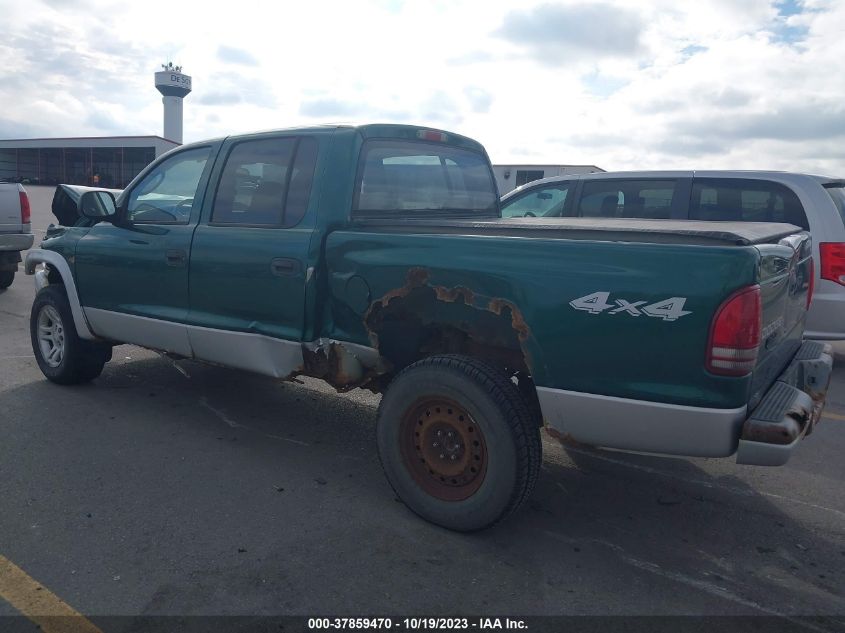 2003 Dodge Dakota Slt VIN: 1D7HG48N63S231103 Lot: 37859470