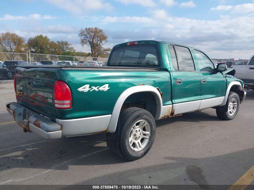 2003 Dodge Dakota Slt VIN: 1D7HG48N63S231103 Lot: 37859470