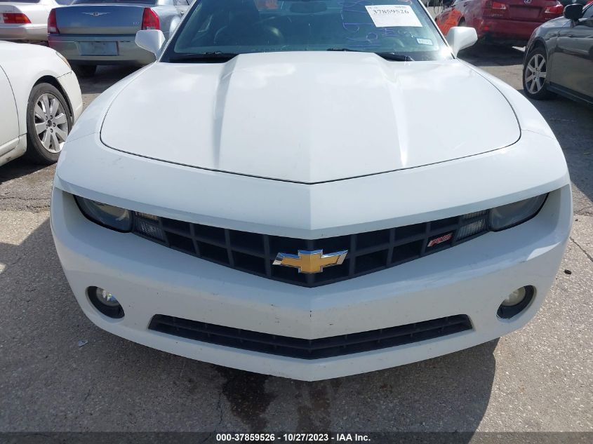 2013 Chevrolet Camaro Lt VIN: 2G1FC1E38D9169780 Lot: 37859526