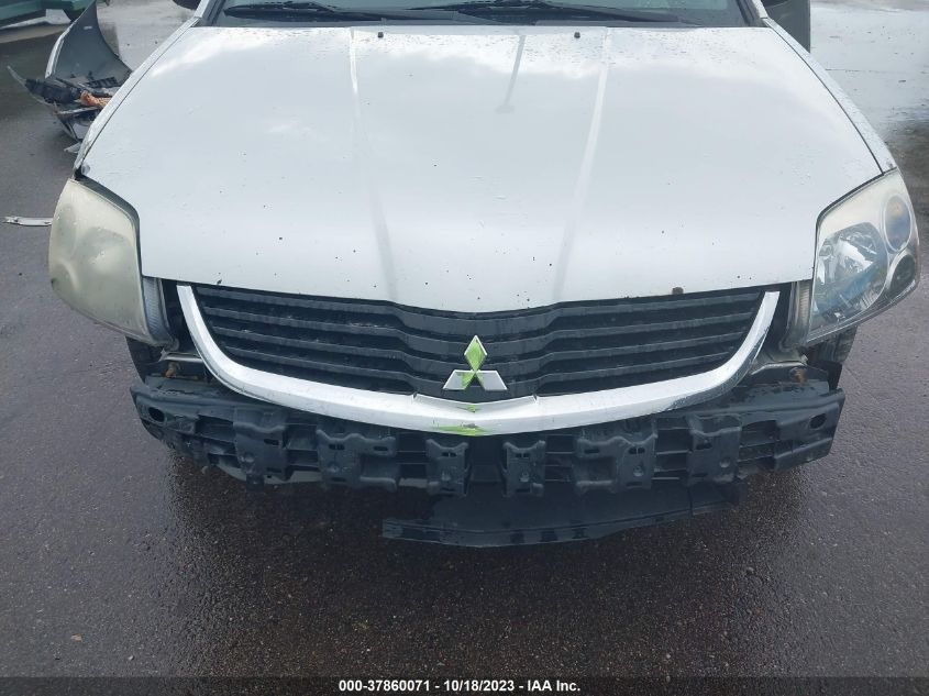 2007 Mitsubishi Galant De VIN: 4A3AB26F27E039687 Lot: 37860071