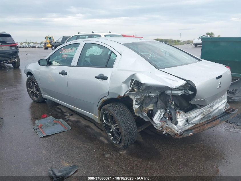 2007 Mitsubishi Galant De VIN: 4A3AB26F27E039687 Lot: 37860071
