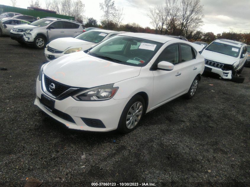 2016 Nissan Sentra Sv VIN: 3N1AB7AP2GL665453 Lot: 37860123