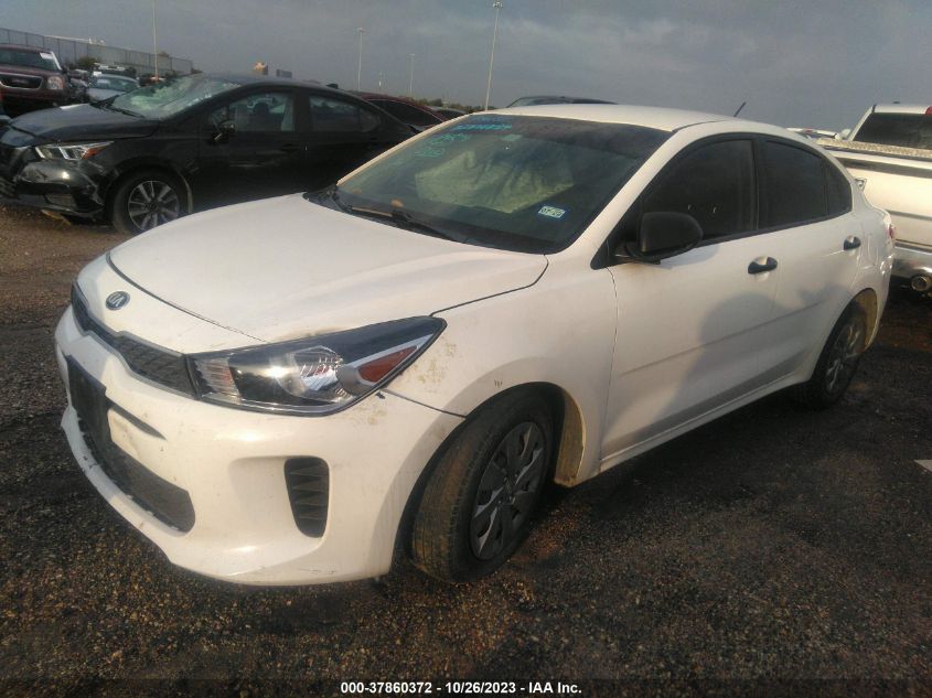 2018 Kia Rio Lx VIN: 3KPA24AB1JE080696 Lot: 37860372