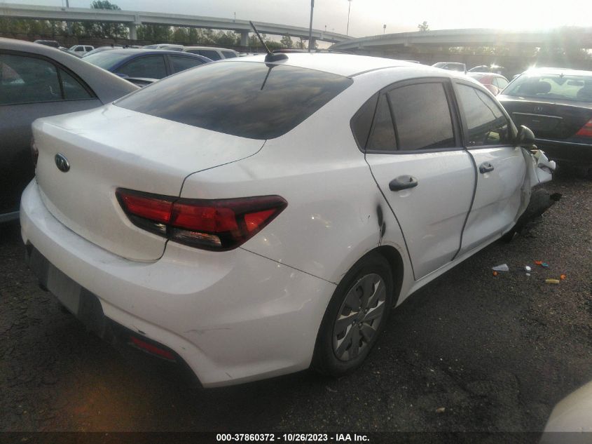 2018 Kia Rio Lx VIN: 3KPA24AB1JE080696 Lot: 37860372