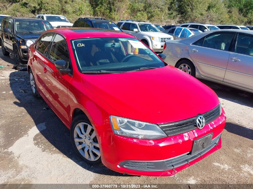 2012 Volkswagen Jetta Sedan S W/Sunroof VIN: 3VW2K7AJ2CM397079 Lot: 37860779