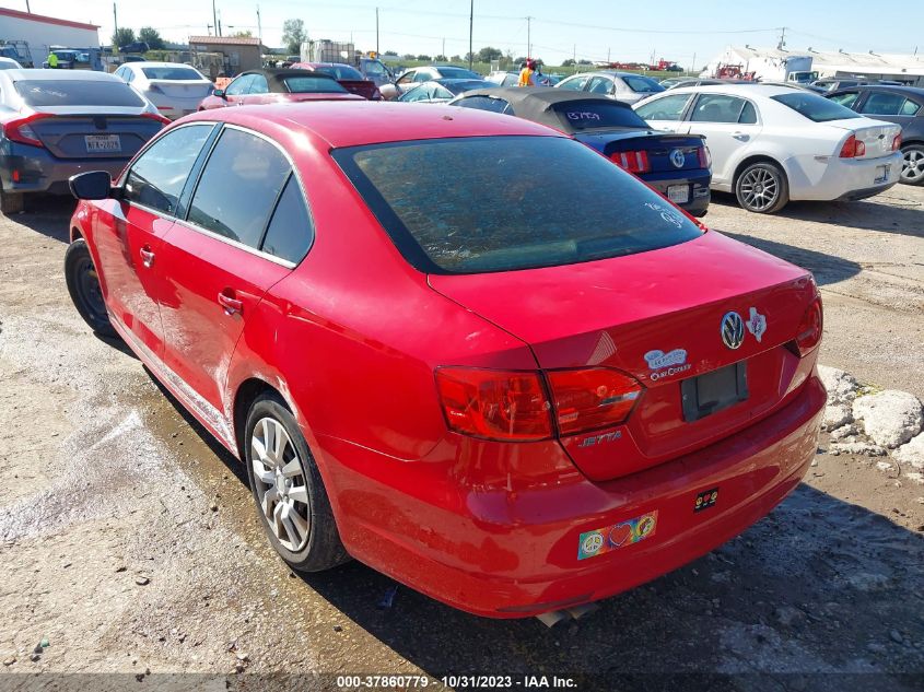 2012 Volkswagen Jetta Sedan S W/Sunroof VIN: 3VW2K7AJ2CM397079 Lot: 37860779