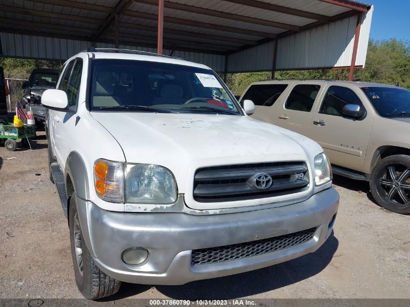 2003 Toyota Sequoia Sr5 VIN: 5TDZT34A93S149799 Lot: 37860790