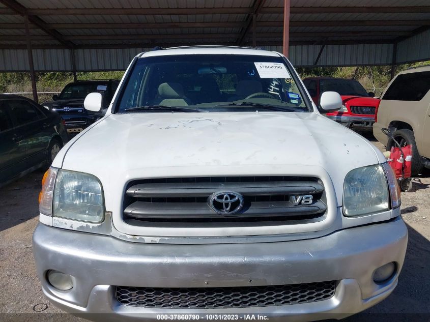 2003 Toyota Sequoia Sr5 VIN: 5TDZT34A93S149799 Lot: 37860790