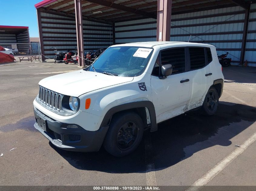 2015 Jeep Renegade Sport VIN: ZACCJAAT7FPC22627 Lot: 37860898