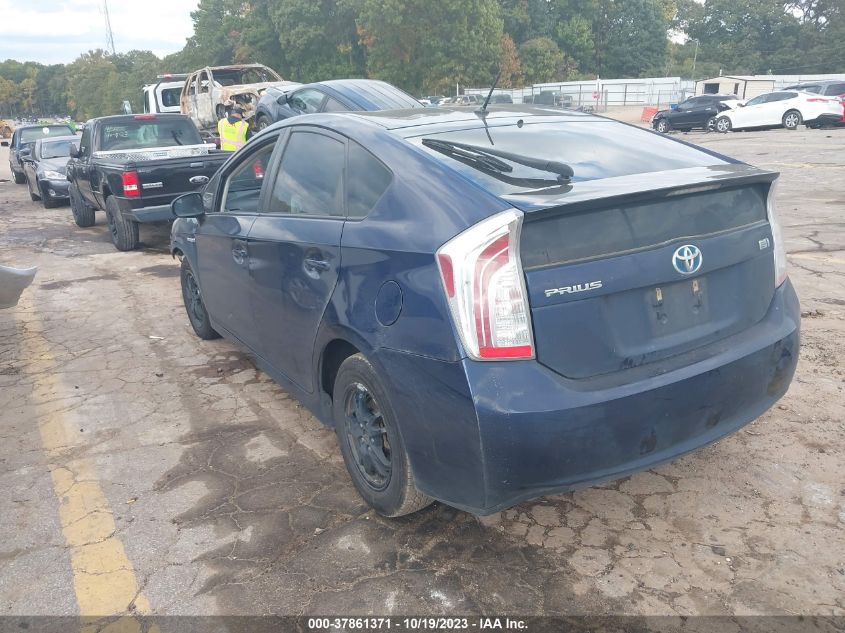 2013 Toyota Prius Two VIN: JTDKN3DU2D1724622 Lot: 37861371