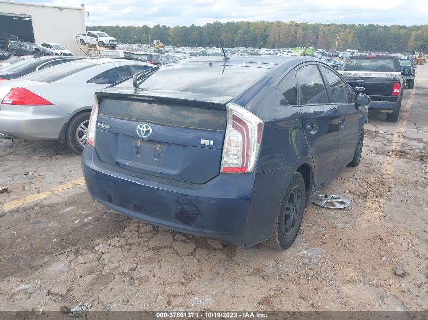 2013 Toyota Prius Two VIN: JTDKN3DU2D1724622 Lot: 37861371