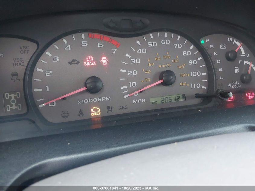 2001 Toyota Sequoia Sr5 VIN: 5TDBT44A11S036496 Lot: 37861841