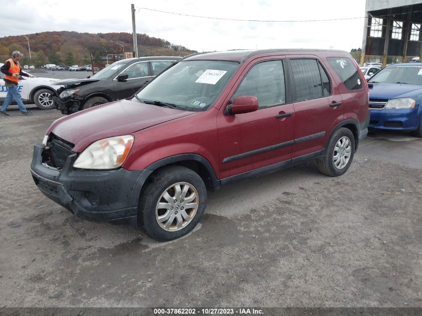 2006 Honda Cr-V Ex VIN: SHSRD78886U415472 Lot: 37862202