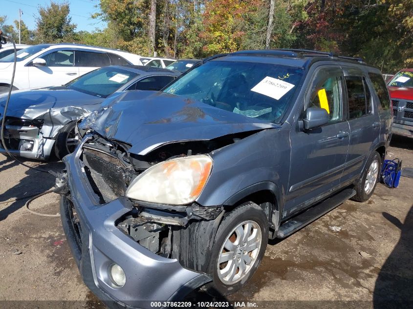 2005 Honda Cr-V Se VIN: SHSRD78905U341018 Lot: 37862209