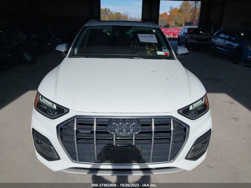 2021 Audi Q5 Premium Plus VIN: WA1BAAFY9M2061909 Lot: 37862988