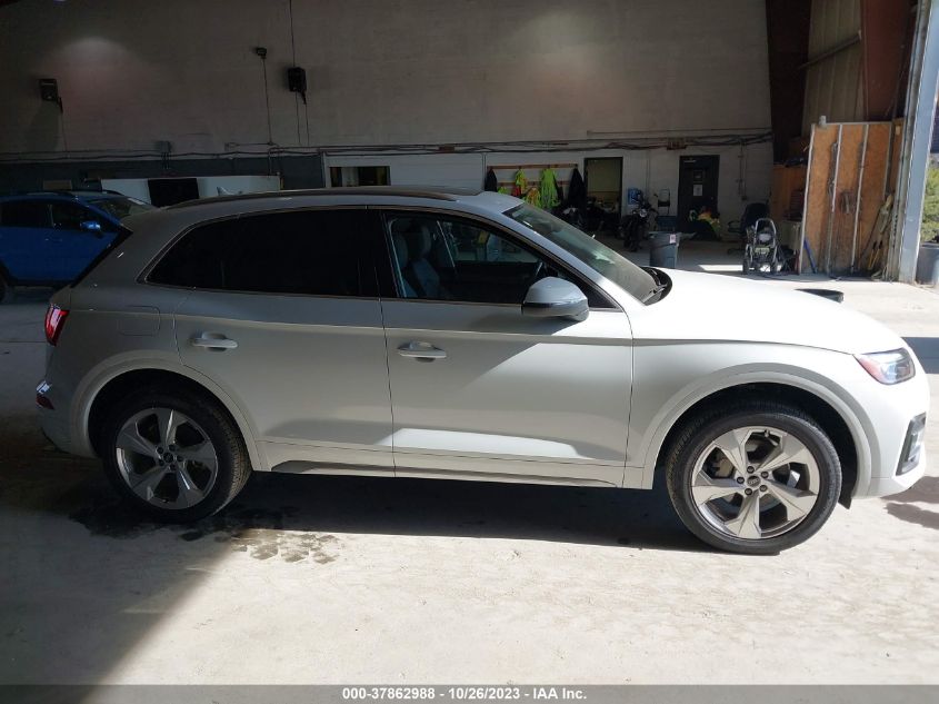 2021 Audi Q5 Premium Plus VIN: WA1BAAFY9M2061909 Lot: 37862988