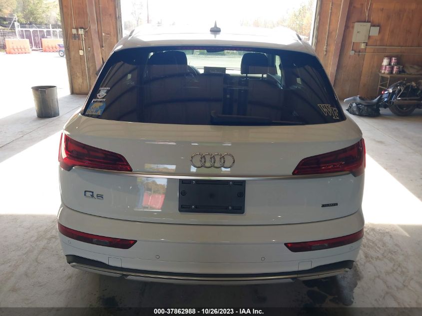 2021 Audi Q5 Premium Plus VIN: WA1BAAFY9M2061909 Lot: 37862988