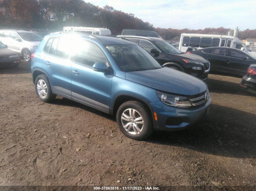 2017 Volkswagen Tiguan 2.0T/2.0T S VIN: WVGAV7AXXHK022691 Lot: 37863815