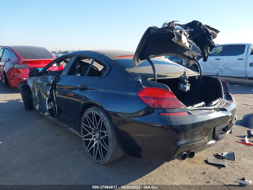 2014 BMW 640I Gran Coupe VIN: WBA6A0C55ED317834 Lot: 37864617