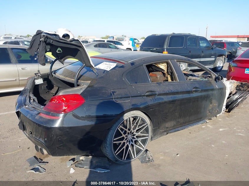 2014 BMW 640I Gran Coupe VIN: WBA6A0C55ED317834 Lot: 37864617