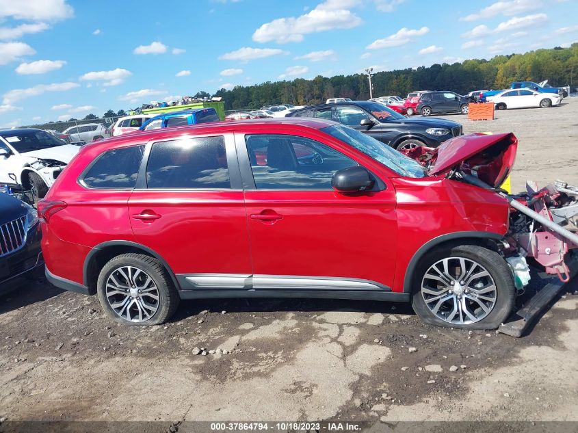 2017 Mitsubishi Outlander Es VIN: JA4AD2A39HZ025073 Lot: 37864794