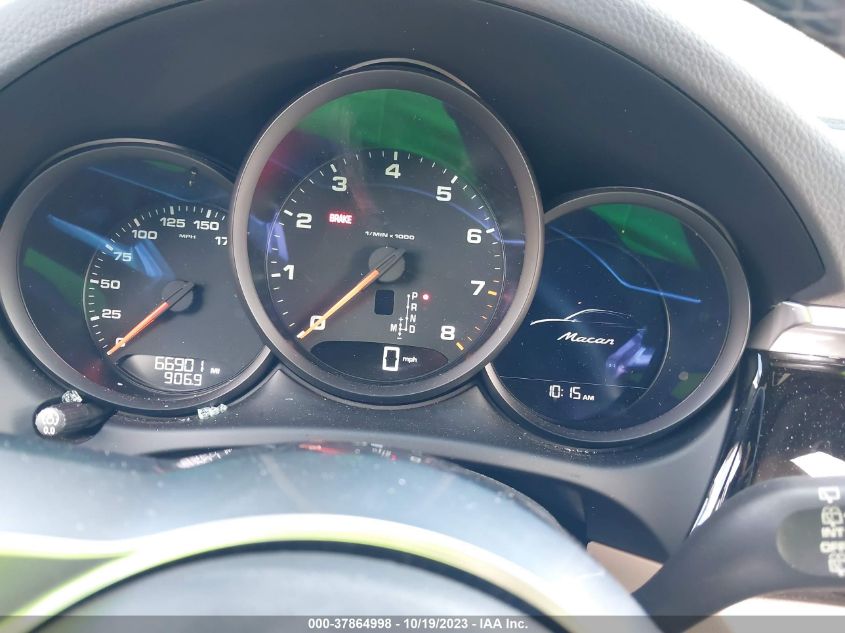 2019 Porsche Macan VIN: WP1AA2A59KLB07538 Lot: 37864998