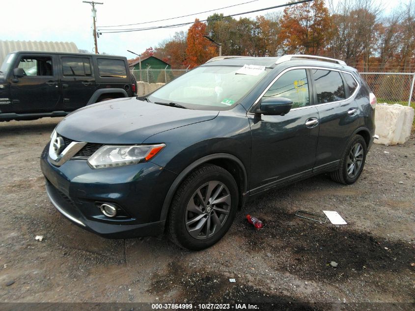 2016 Nissan Rogue Sl VIN: 5N1AT2MV2GC765891 Lot: 37864999