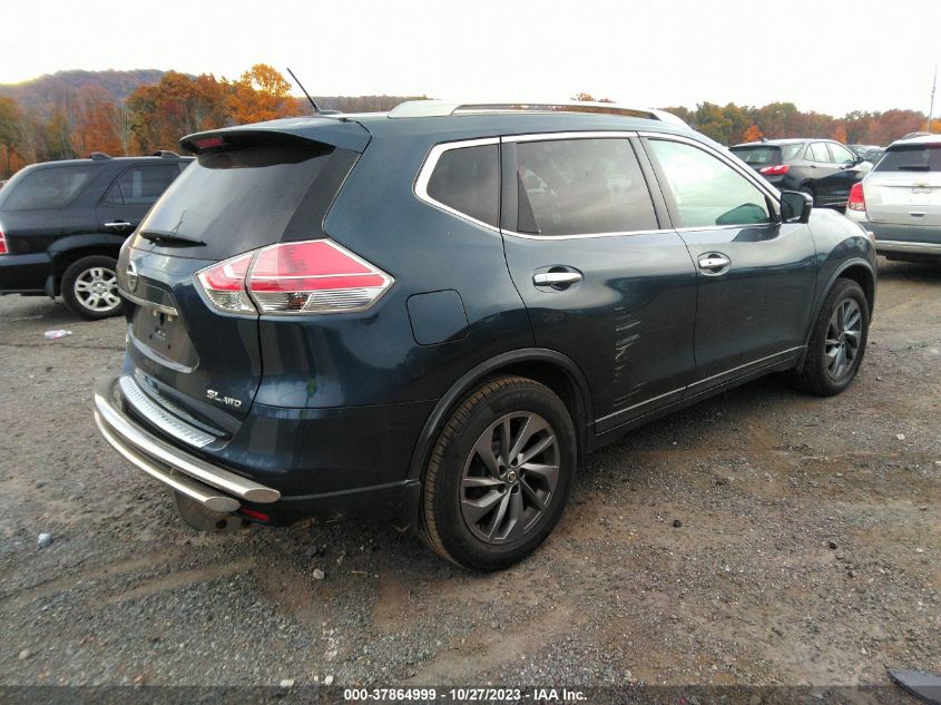 2016 Nissan Rogue Sl VIN: 5N1AT2MV2GC765891 Lot: 37864999