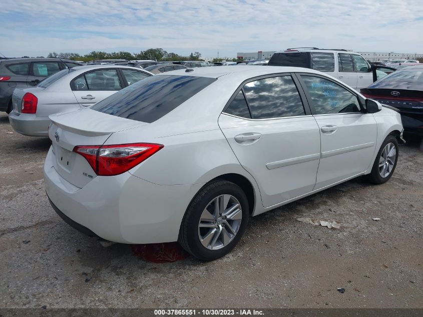 2014 Toyota Corolla Le Eco VIN: 5YFBPRHE8EP082095 Lot: 37865551