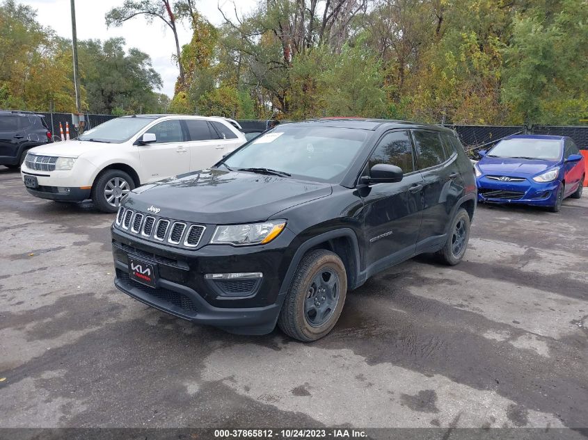 2018 Jeep Compass Sport VIN: 3C4NJCAB9JT125149 Lot: 37865812