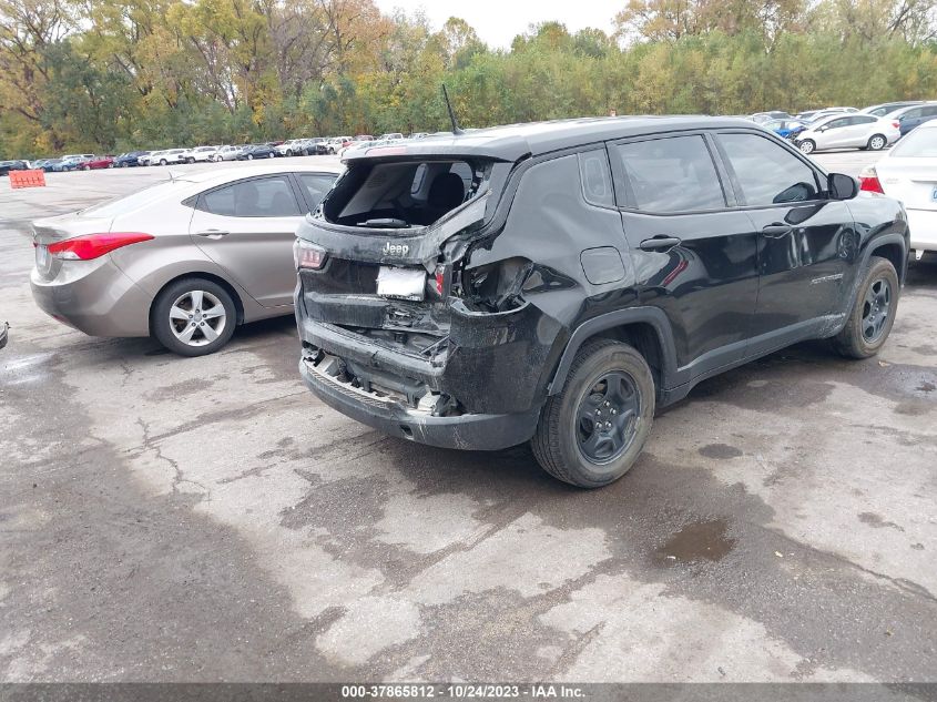 2018 Jeep Compass Sport VIN: 3C4NJCAB9JT125149 Lot: 37865812