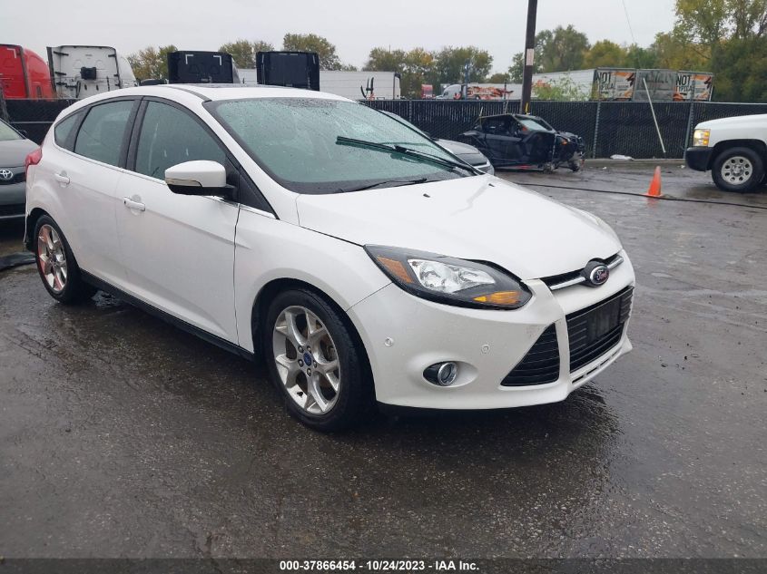 2014 Ford Focus Titanium VIN: 1FADP3N25EL254128 Lot: 37866454