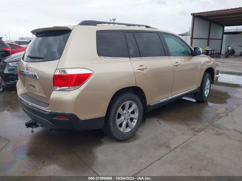 2011 Toyota Highlander Base V6 VIN: 5TDZK3EH3BS038579 Lot: 37866988