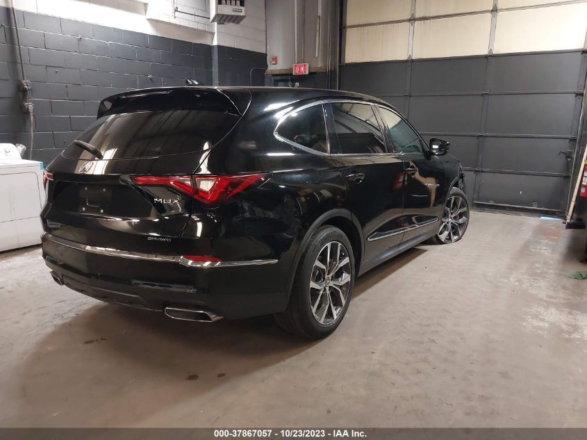 2022 Acura Mdx Technology Package VIN: 5J8YE1H42NL013521 Lot: 37867057