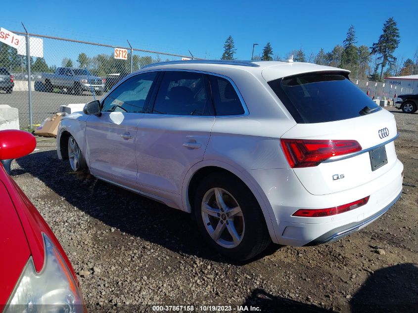 2021 Audi Q5 Premium 45 Tfsi Quattro S Tronic VIN: WA1AAAFY2M2126191 Lot: 37867158