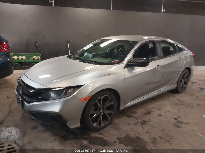 2019 Honda Civic Sedan Sport VIN: 2HGFC2F87KH507164 Lot: 37867167