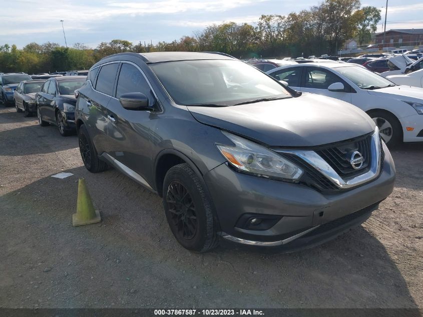 2017 Nissan Murano Sv VIN: 5N1AZ2MH1HN134628 Lot: 37867587