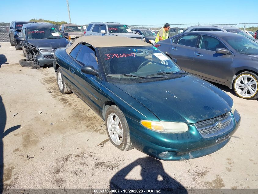 1996 Chrysler Sebring Jxi VIN: 3C3EL55H0TT320262 Lot: 37868007