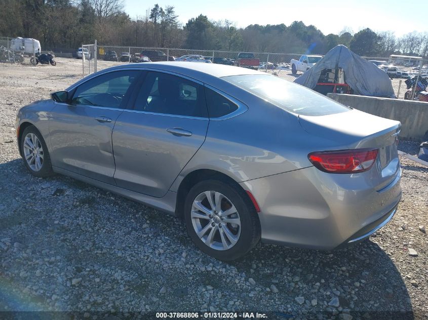 2015 Chrysler 200 Limited VIN: 1C3CCCAB6FN556089 Lot: 37868806